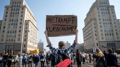 Berlín ha sido escenario de varias protestas contra el alza de arriendos para los residentes locales.