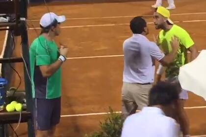 Berlocq y Argüello discutieron en el Uruguay Open