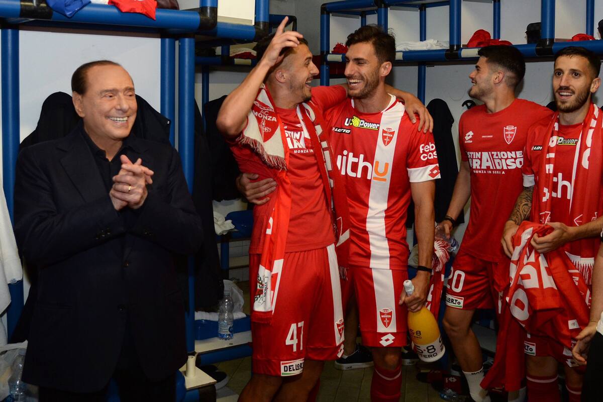 Berlusconi compró al Monza en 2018, cuando estaba en la Serie C, y ahora jugará por primera vez en la Serie A de Italia