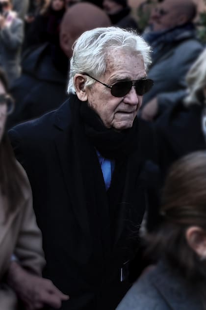 Bernard D'Ormale en enero de 2026, durante el sepelio de Brigitte Bardot