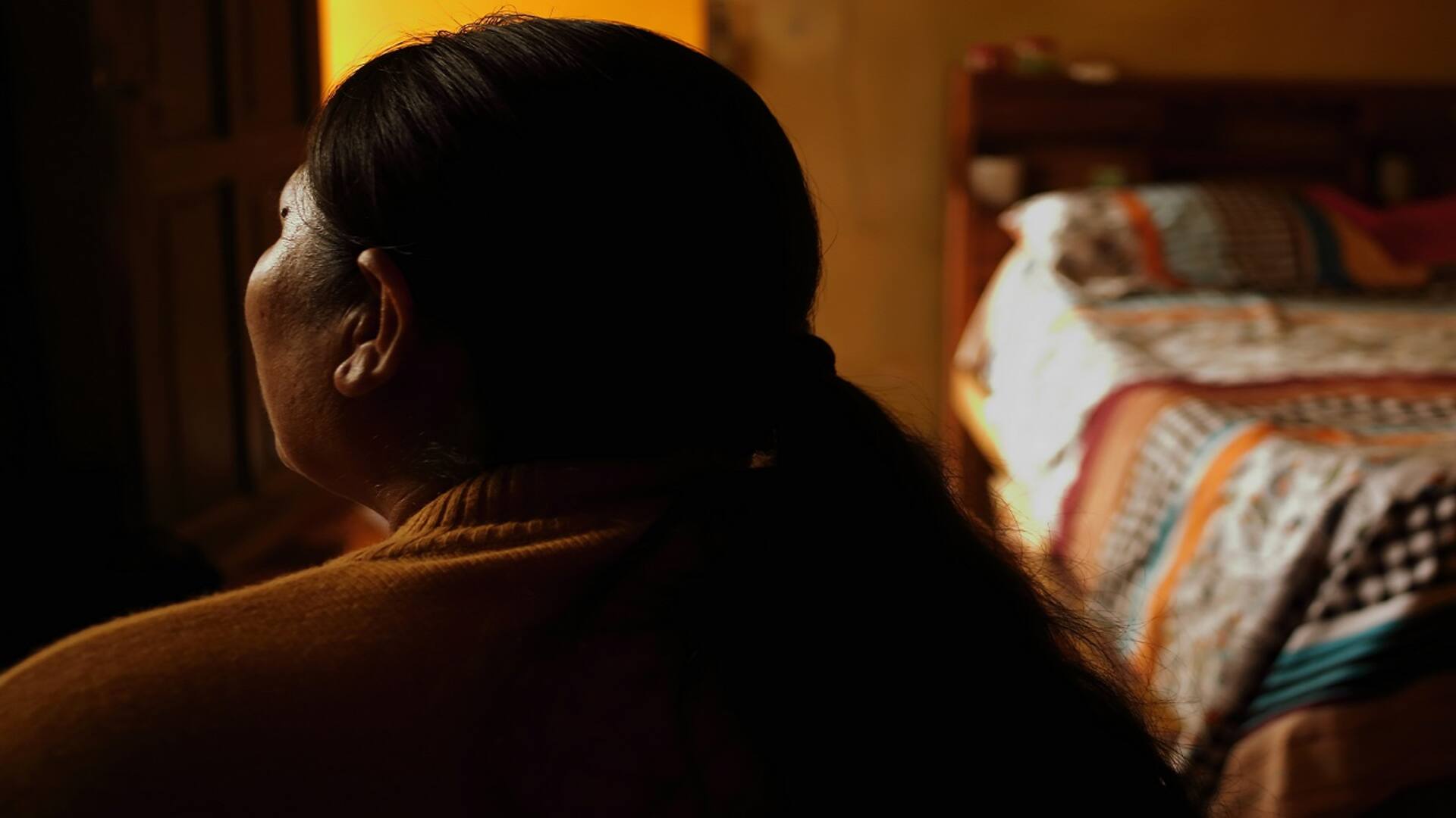 Bernarda (nombre ficticio, su identidad se resguarda), en el lugar donde cumple prisión domiciliaria por narcotráfico: la casa de una amiga argentina en Salvador Mazza, Salta