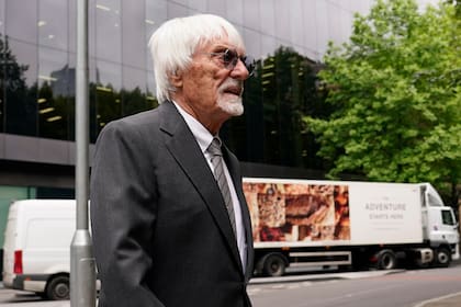 Bernie Eccestone llegando a la audiencia en la Corte de Southwark Crown en Londres el martes 6 de junio del 2023