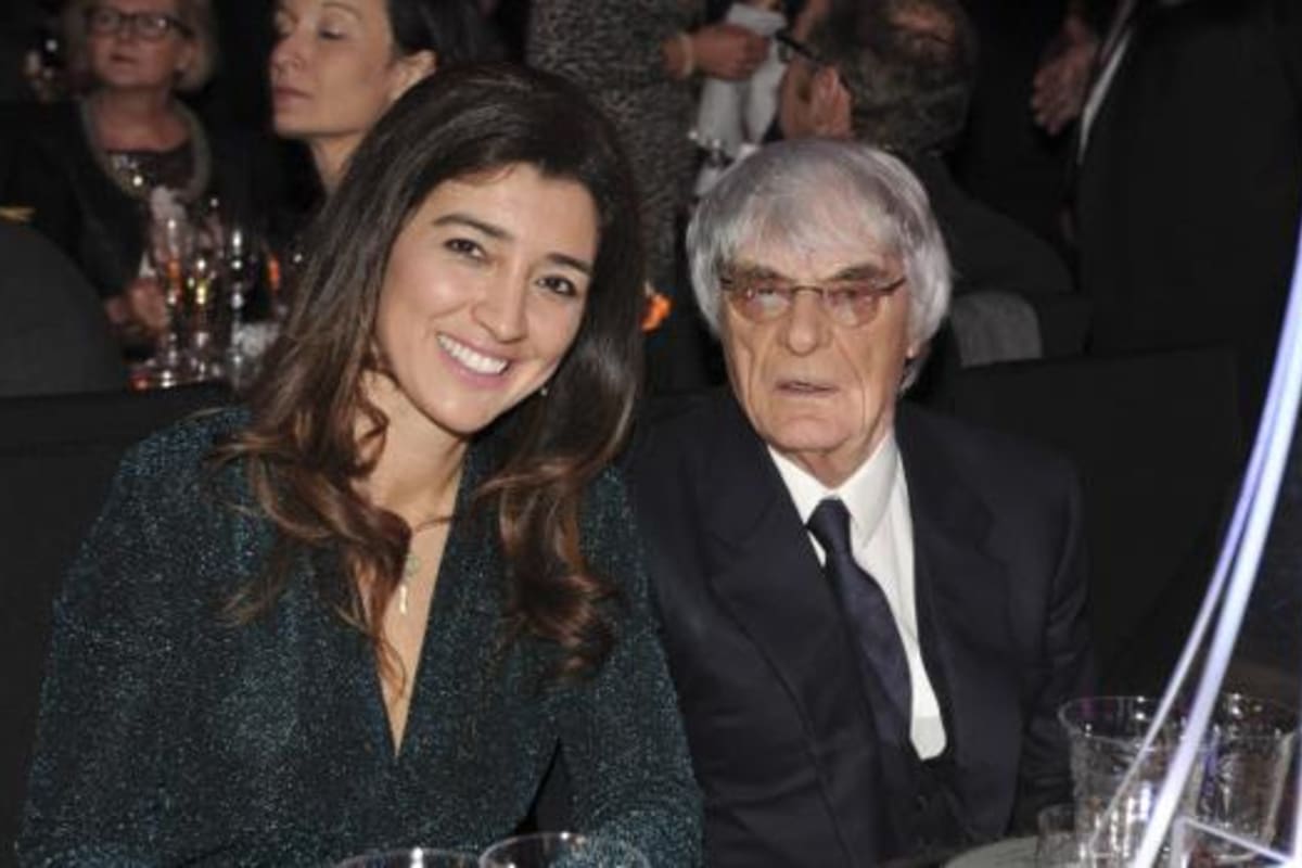Bernie Ecclestone y su dispar pareja con Fabiana
