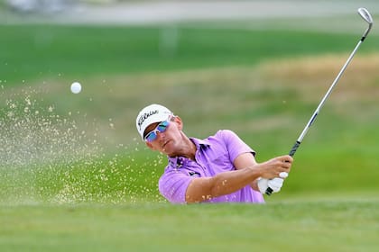 Berry Henson, durante un torneo en Nueva Zelanda, correspondiente al tour asiático