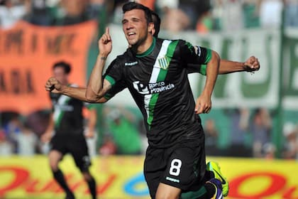 Bertolo, en pleno festejo