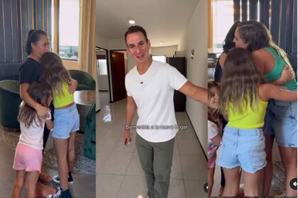 Besos, abrazos, un regalo inesperado y una emoción indescriptible