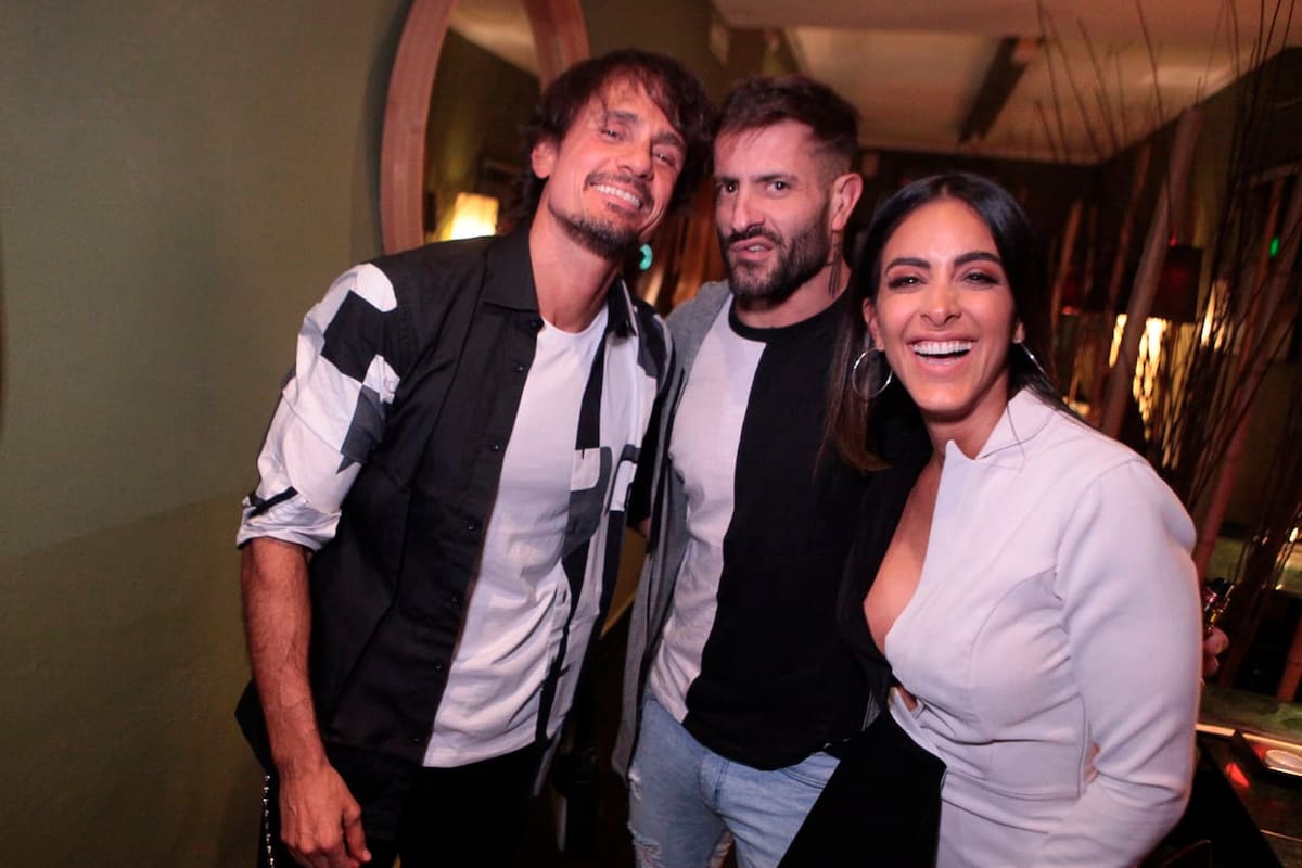 Besos fogosos y amigos: así fue el festejo de cumpleaños de Christian Sancho con Celeste Muriega