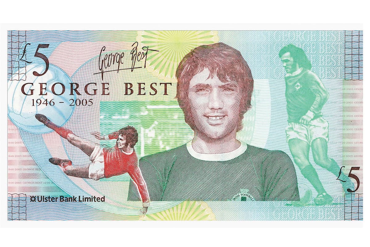 Best en un billete emitido en Belfast.