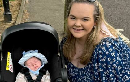 Bethany Wright y su amado hijo