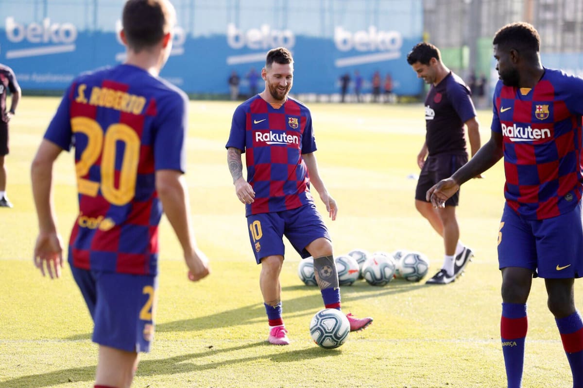 Betis está pendiente de la recuperación de Lionel Messi, aunque le agregó su tono de humor