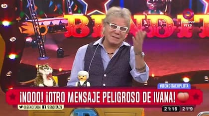 Beto Casella al frente de Bendita, uno de los éxitos de elnueve
