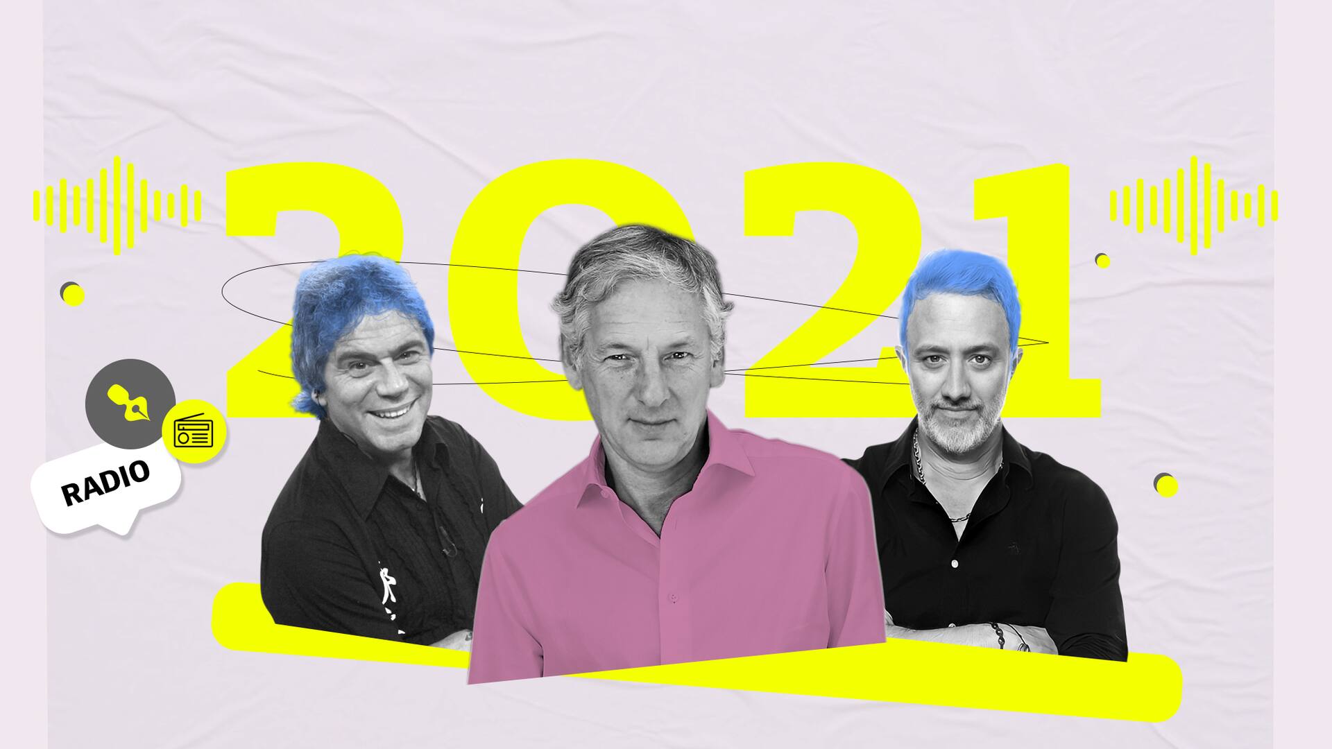 Beto Casella, Marcelo Longobardi y Andy Kusnetzoff, tres grandes protagonistas de la radio en 2021
