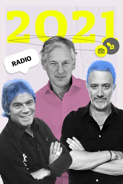 Beto Casella, Marcelo Longobardi y Andy Kusnetzoff, tres grandes protagonistas de la radio en 2021