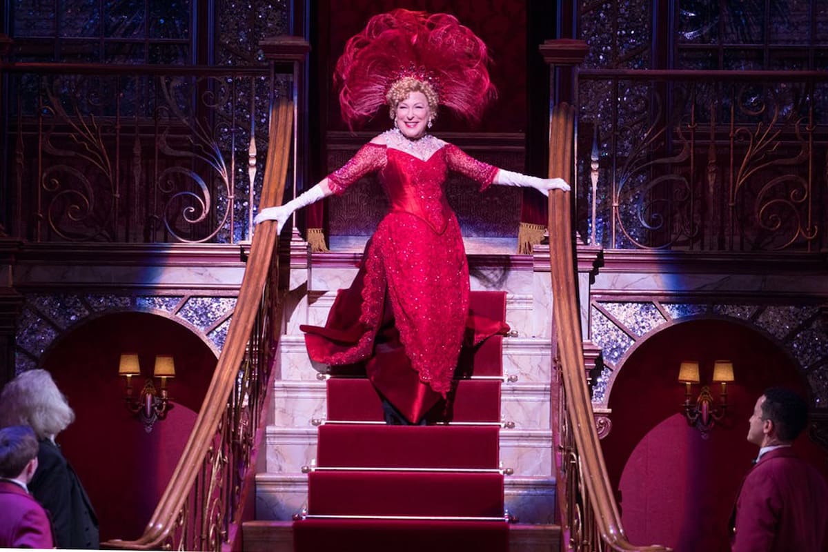 Bette Midler, en la última versión de Hello Dolly!, en Broadway
