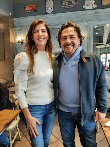 Bettina Romero y Gustavo Sáenz
