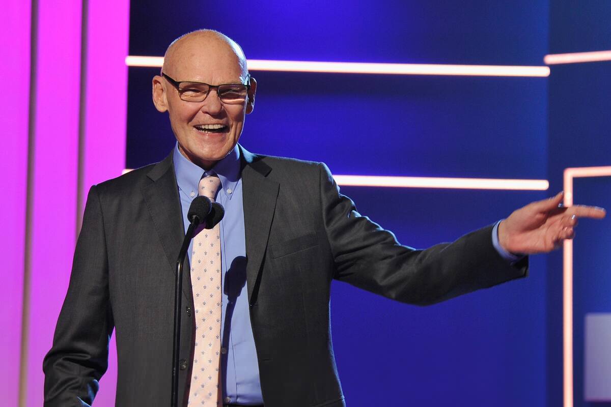 BEVERLY HILLS, CA - DECEMBER 11: James Carville speaks onstage during the Sports Illustrated 2018 Sportsperson of the Year Awards Show on Tuesday, December 11, 2018 at The Beverly Hilton in Los Angeles. Tune in to NBCSN on Thursday, December 13, 2018 at 9pmET to watch the one hour Sports Illustrated Sportsperson of the Year Awards special. (Photo by John Sciulli/Getty Images for Sports Illustrated)