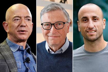 Bezos, Gates y Ginóbili
