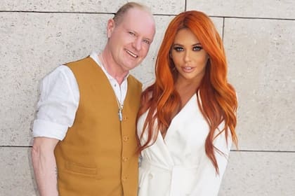 Paul Gascoigne junto a su hija Bianca, que es modelo