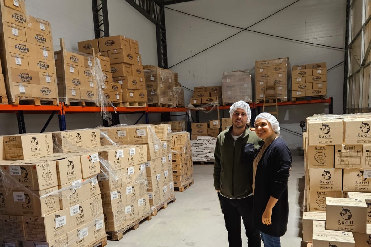 Bianca y Agustín, creadores de Kuati.