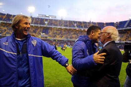 Gareca y Bianchi se enfrentaron en la Bombonera en un Boca - Vélez