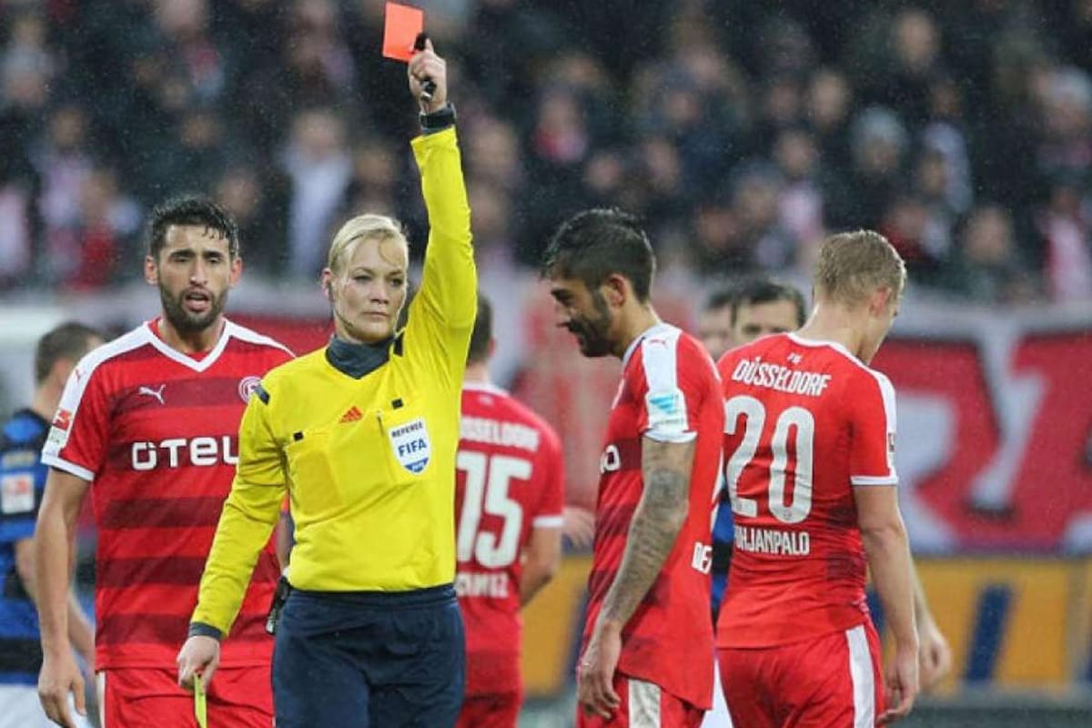 Bibiana Steinhaus, la única mujer árbitro de la Bundesliga