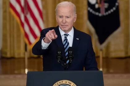 Biden cuestionó duramente la invasión rusa, pero fue claro en que no enviará tropas de Estados Unidos a Ucrania