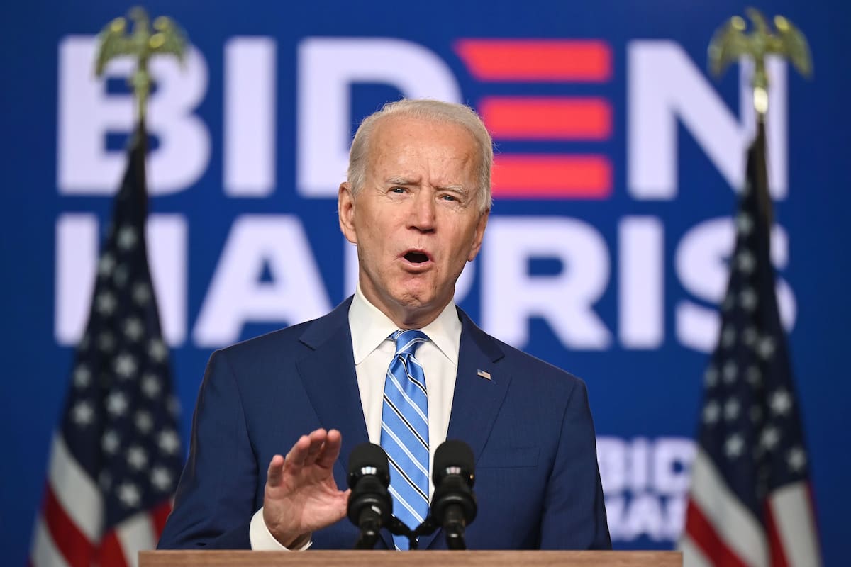 Biden en la conferencia de prensa de este miércoles