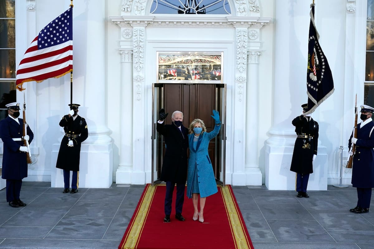 Biden llega a la Casa Blanca