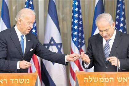 Biden se reunió ayer con el primer ministro israelí, Benjamin Netanyahu
