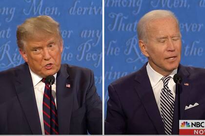 Biden y Trump