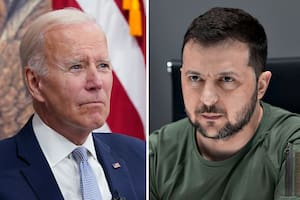 Biden y Zelensky