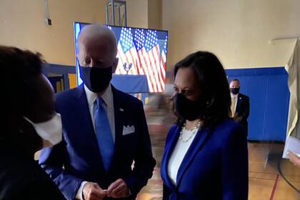 Joe Biden y su compañera de fórmula, Kamala Harris