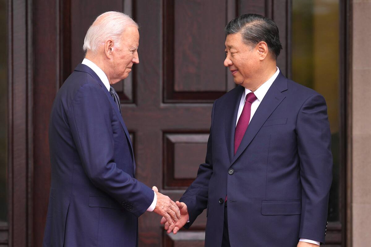 Biden y Xi Jinping, durante su último encuentro en California