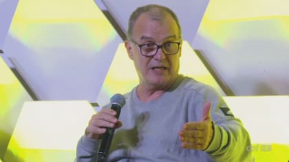 Bielsa, durante su discurso en Brasil