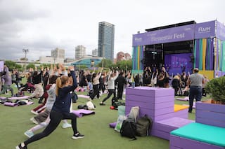 Hoy finaliza con una grilla que incluye yoga, charlas inspiradoras y sound healing, entre otras experiencias