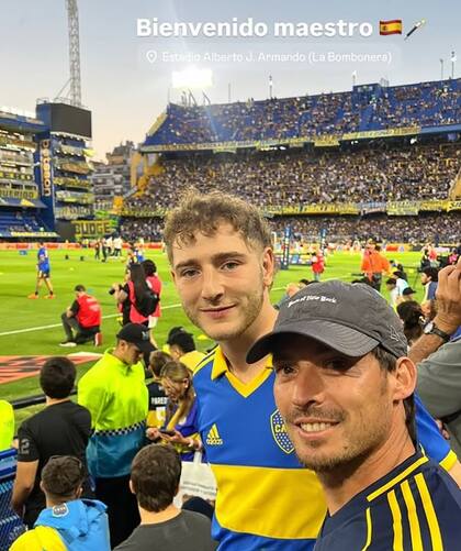 "Bienvenido, maestro", la bienvenida de un hincha de Boca a David Silva
