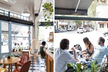 Bilbo ofrece espacio de coworking y mesas afuera para disfrutar de los días de sol.
