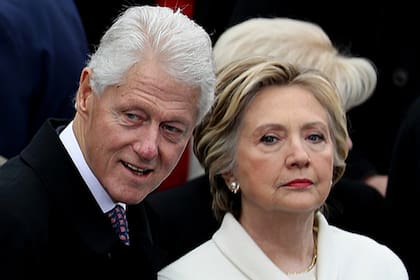 Bill y Hillary Clinton, el año pasado