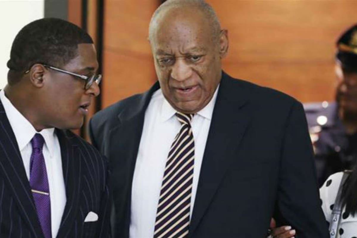 Bill Cosby en junio de 2017, cuando fue llevado a juicio denunciado por abuso sexual.