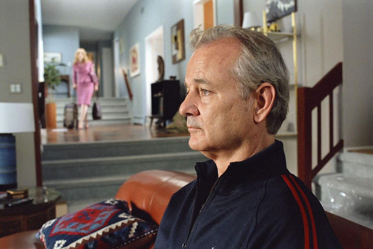 Bill Murray en Flores rotas, una de las películas que se pueden ver este mes en Mubi