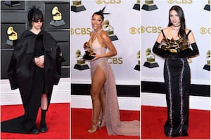 Billie Eilish, Doja Cat y Olivia Rodrigo, en la alfombra roja de los Grammy