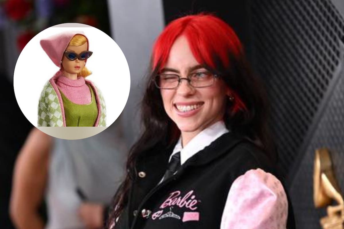 Billie Eilish lució un conjunto inspirado en Barbie
