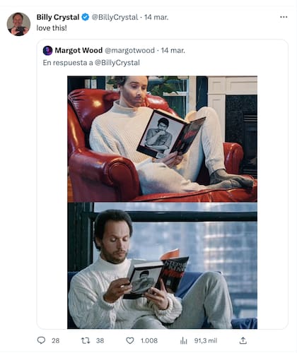 Billy Crystal reaccionó a las publicaciones de sus fans