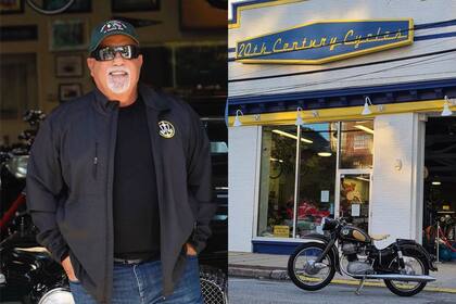 Billy Joel cierra su tienda de motocicletas en Nueva York en donde reunía su colección privada (Facebook/20th Century Cycles)