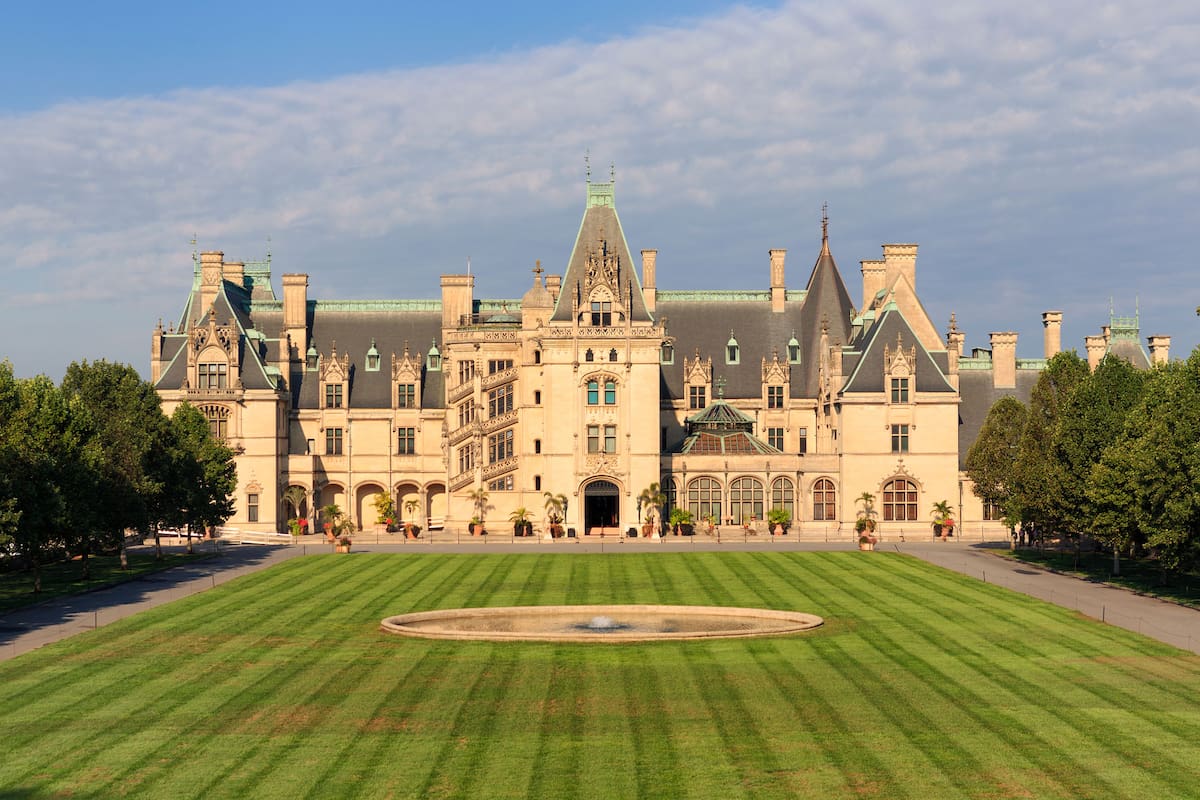 Biltmore Mansion es una majestuosa y enorme casa que aparece en más de 10 películas