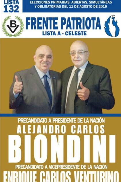 La Corte Suprema falló en favor del partido de Alejandro Biondini, que consiguió que el Estado le reconozca 14 millones de pesos por la impresión de boletas de las PASO de 2017