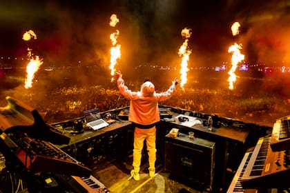 Bizarrap en el Lollapalooza Argentina, en 2022