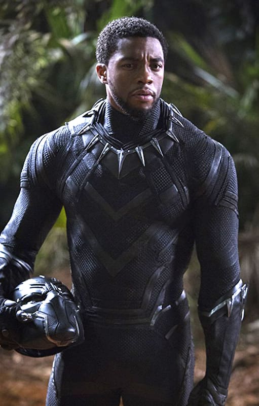Chadwick Boseman como T Challa, el soberano de Wakanda, en el film de Ryan Coogler