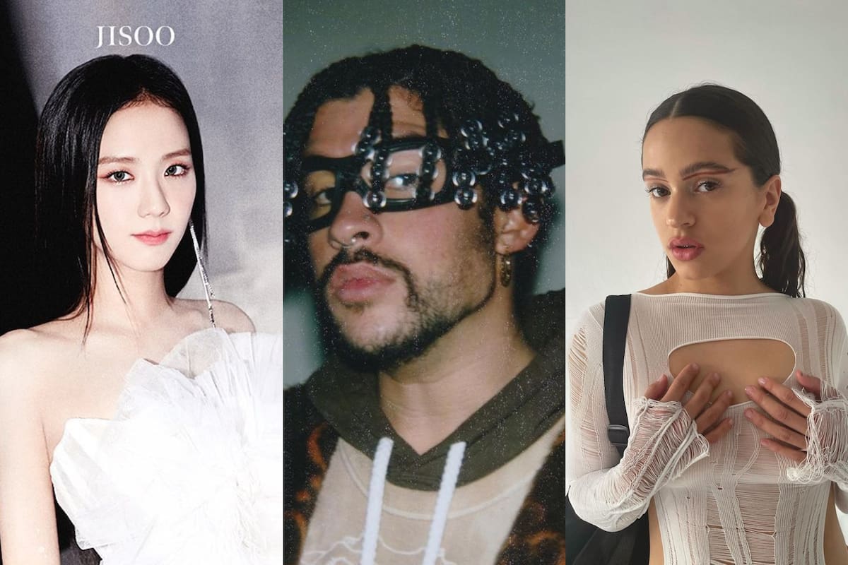 black pink-bad bunny- rosalia