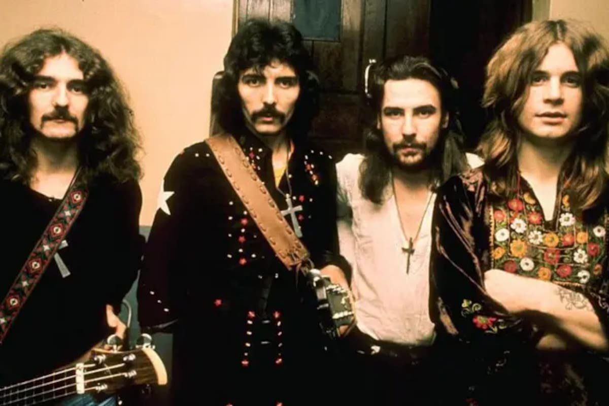 Black Sabbath en 1970: de izquierda a derecha, Geezer Butler, Tony Iommi, Bill Ward y Ozzy Osbourne